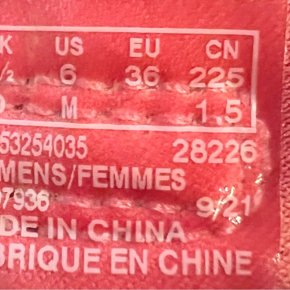 Clarks Coral/Pink Flower Sandals - Picture 6 of 6